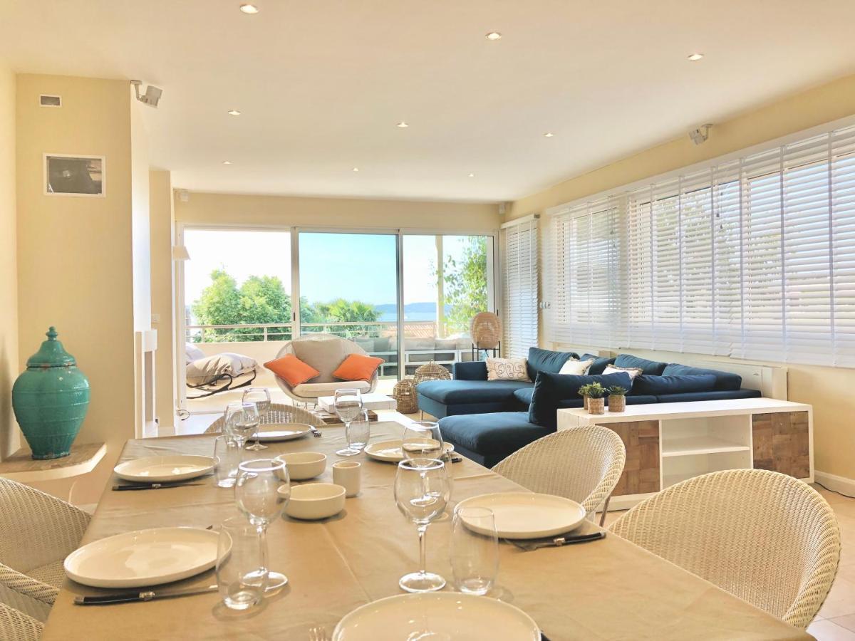 Villa Montfleuri, Vieille Ville A Pieds, Vue Mer, Piscine, 8 Pers Sainte-Maxime Ngoại thất bức ảnh
