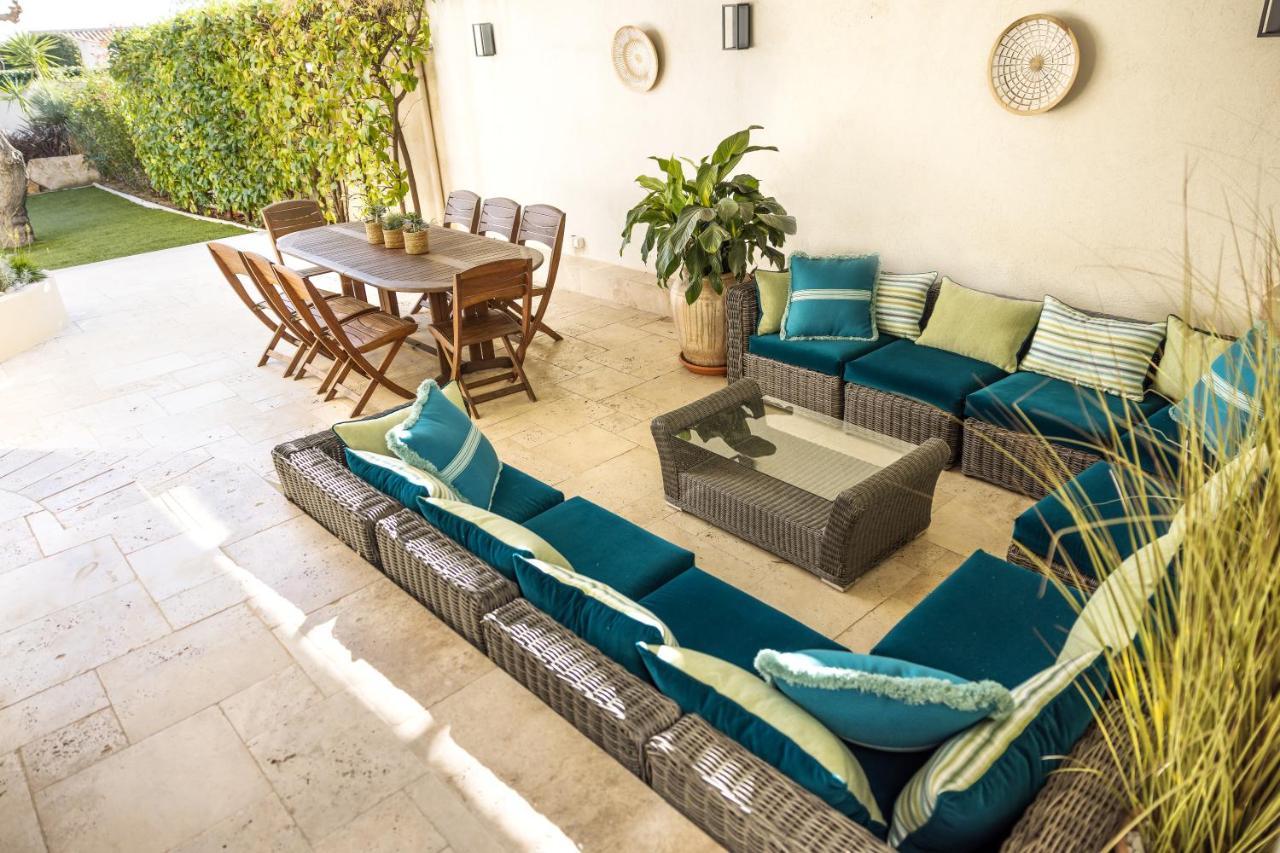 Villa Montfleuri, Vieille Ville A Pieds, Vue Mer, Piscine, 8 Pers Sainte-Maxime Ngoại thất bức ảnh