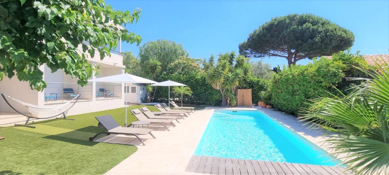 Villa Montfleuri, Vieille Ville A Pieds, Vue Mer, Piscine, 8 Pers Sainte-Maxime Ngoại thất bức ảnh