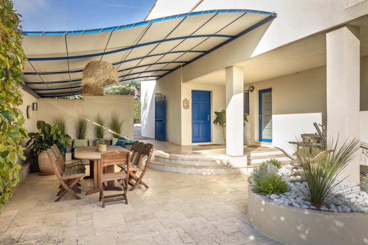 Villa Montfleuri, Vieille Ville A Pieds, Vue Mer, Piscine, 8 Pers Sainte-Maxime Ngoại thất bức ảnh