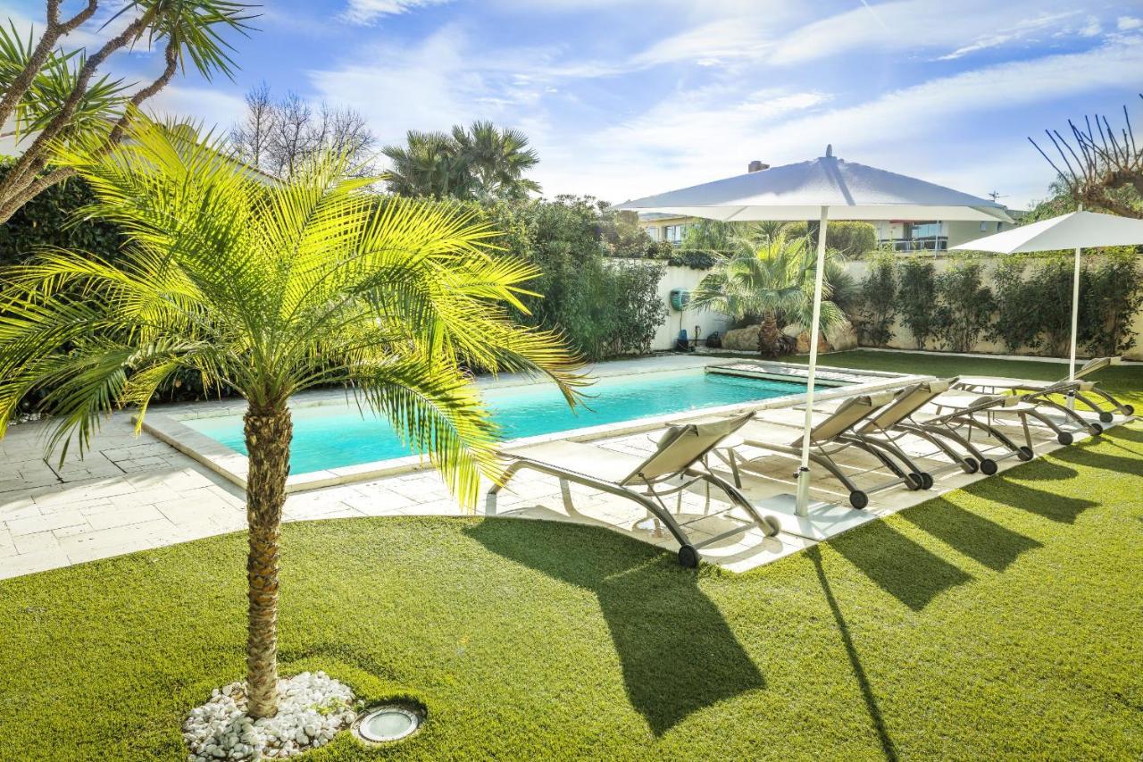 Villa Montfleuri, Vieille Ville A Pieds, Vue Mer, Piscine, 8 Pers Sainte-Maxime Ngoại thất bức ảnh