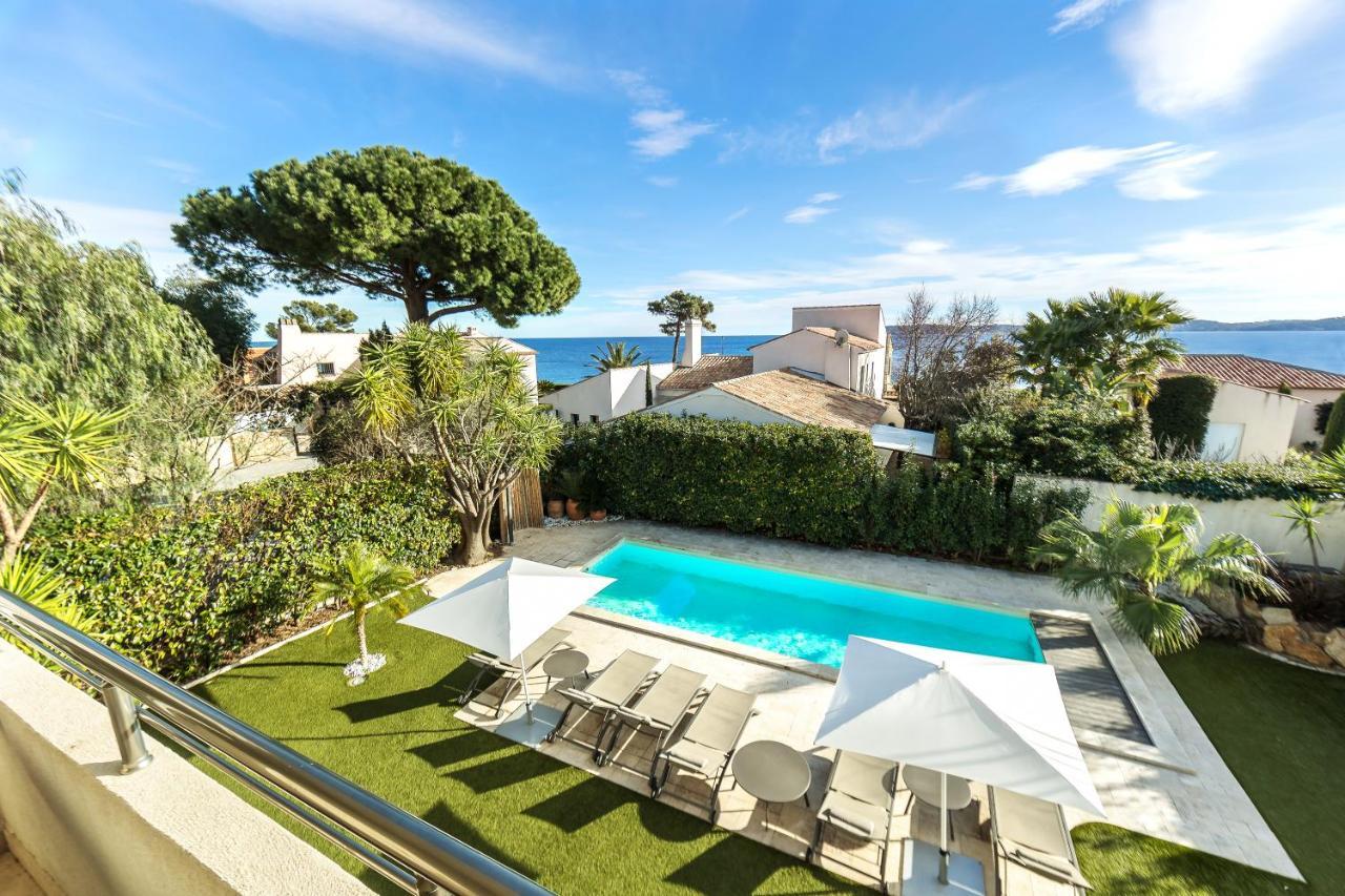 Villa Montfleuri, Vieille Ville A Pieds, Vue Mer, Piscine, 8 Pers Sainte-Maxime Ngoại thất bức ảnh