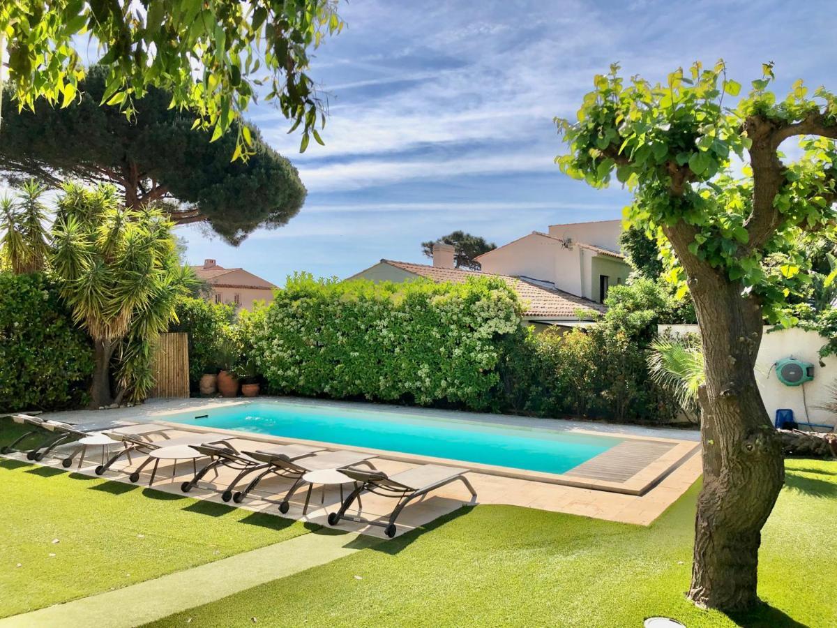 Villa Montfleuri, Vieille Ville A Pieds, Vue Mer, Piscine, 8 Pers Sainte-Maxime Ngoại thất bức ảnh